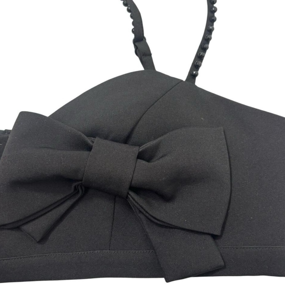 Nasty Gal Embellished Black Bralette/Crop - Picture 5 of 5